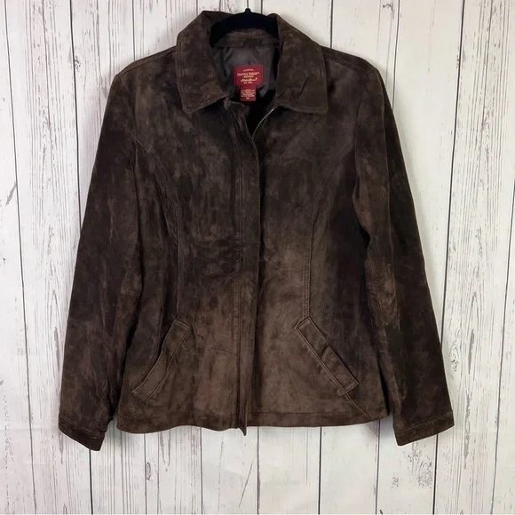Eddie Bauer | Jackets & Coats | Eddie Bauer Brown Suede Jacket